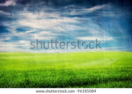 Similar – Greener Grass Nature Sky