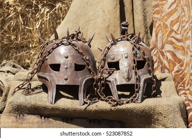 Grunge metal masks