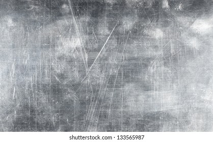 Grunge Metal Plate Texture With Screws, Background