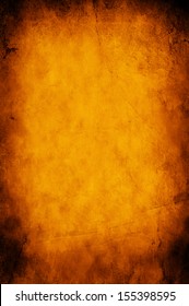 Grunge orange paper background texture