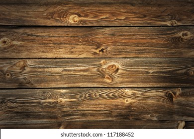 Grunge Rich Wood Grain Texture Background With Knots.