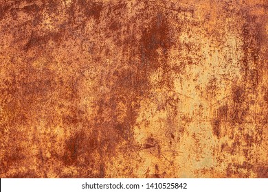 Grunge Rusted Metal Texture, Rust And Oxidized Metal Background. Old Metal Iron Panel.