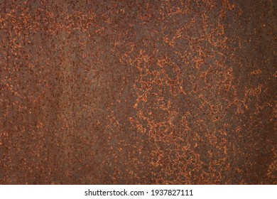 Grunge Rusted Metal Texture, Rust, And Oxidized Metal Background. Old Metal Iron Panel