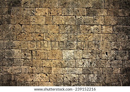 Grunge stone wall pattern .
