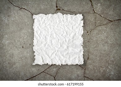 Grunge tattered paper with copyspace pattern