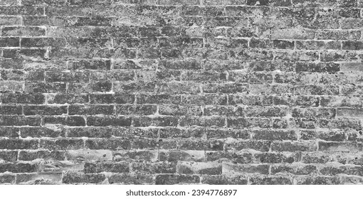 Grunge texture background, old brick wall vintage effect. Royalty high-quality free stock photo image of an abstract old white wall, distressed overlay texture. Useful as backgrounds for design