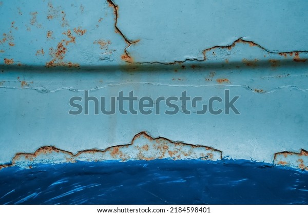 grunge texture rustic ,cracked of \
dark and light blue color metal  texture\
background