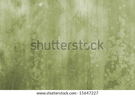 Grunge Wall Abstract Background Texture in Green Colors