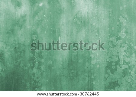 Grunge Wall Abstract Background Texture in Green Colors