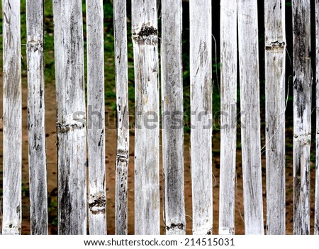 Similar – slats on the fence