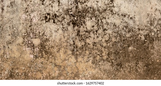 Grunge Wall Texture Background. Paint Cracking Off Dark Wall