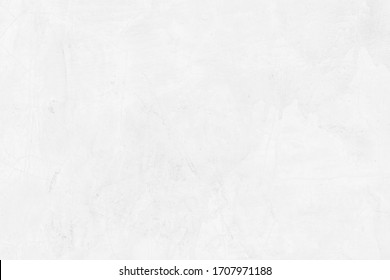 Grunge White Cement, Concrete Wall Texture Background 