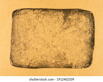 Grungy Abstract Printmaking Texture On Paper Background