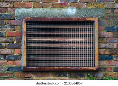 A Grungy Air Vent Up Close