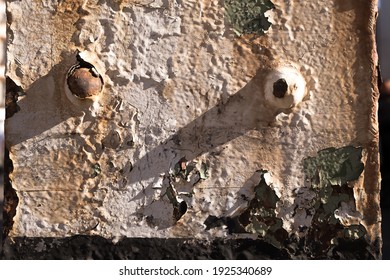 Grungy Background Texture From Outdoor Subway Pole