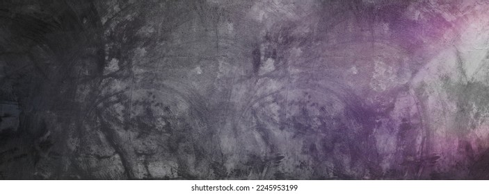 grungy cement texture wall, gray concrete banner background for backdrop - Shutterstock ID 2245953199