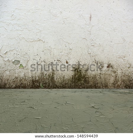 Grungy Concrete Room Background