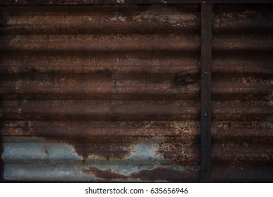 grungy rusted metal wall texture