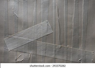 Grungy Silver Duct Tape Background