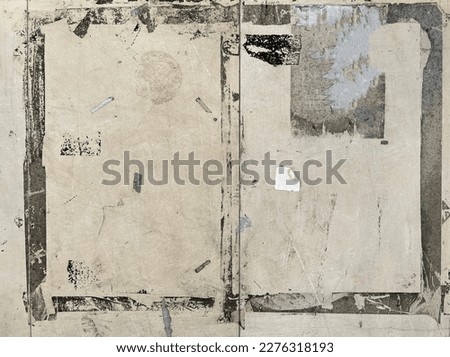Grungy stained glue residue urban frame background  Stock foto © 