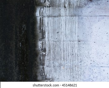 Grungy Wall With Burn Mark