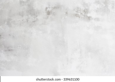 Grungy White Concrete Wall Background - Shutterstock ID 339631100