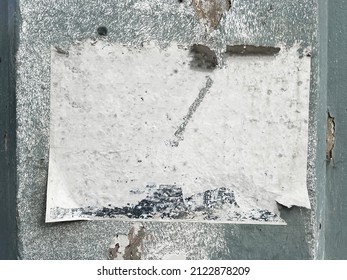 Grungy Worn Paper Street Poster Flyer Stock Photo 2122878209 | Shutterstock