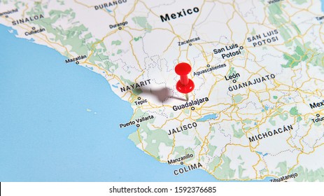 Guadalajara Map Images Stock Photos Vectors Shutterstock