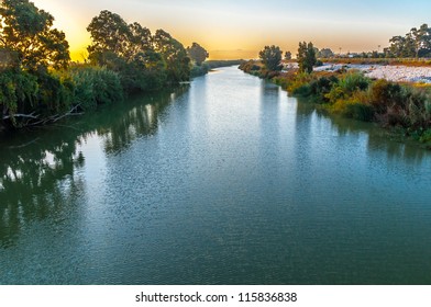 Guadalhorce River Mouth At Dawn