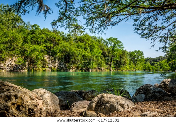 Guadalupe River New Braunfels Texas Stock Photo (Edit Now) 617912582