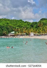 Guadeloupe, Sainte Anne, France - May 11 2010 : The Picturesque Beach 