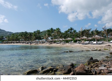 Guanahani Beach In St Barts FWI Caribbean