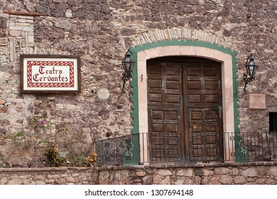 Guanajuato, Mexico. December 24, 2008:  Cervantes Theater