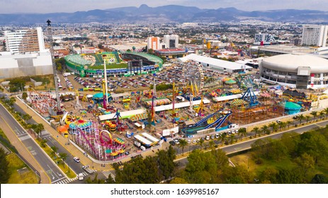 León, Guanajuato, Mexico. January 12th, 2020. The Fairground Games Of The 