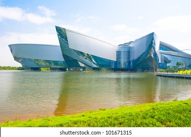 GUANGZHOU, CHINA  - APR 29: Guangdong Science Center On Apr 29, 2012 In Guangzhou. This Is Asia's Largest Base For Science Education, International Science And Technology Exchange Platform.