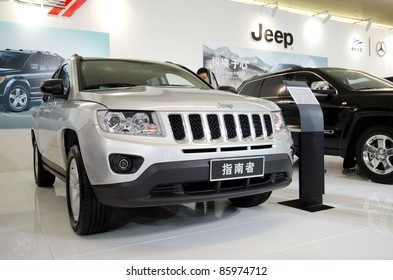 GUANGZHOU, CHINA - OCT 02: Jeep Compass car on display at the Guangzhou daily Baiyun international automobile exhibition. on October 02, 2011 in Guangzhou China.