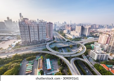 Guangzhou Interchange Road, Modern City Highway Background