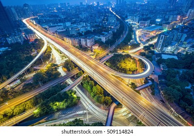 Guangzhou Road Background, Overpass