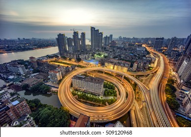 Guangzhou Road Background, Overpass