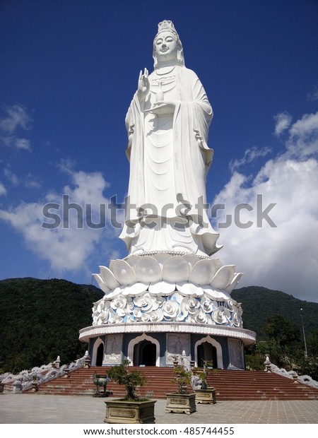 Guanyim Vietnam Guan Yin Vietnam Stutue Stock Photo (Edit Now) 485744455