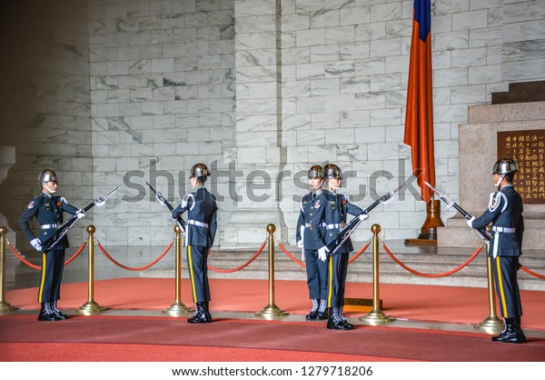 Guard Changing Ceremony Chiang Kaishek Memorial Stock Photo Edit Now 1279718206