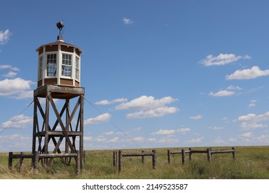 The guard tower at Amache, a Japanese Internment camp located in Southeast Colorado