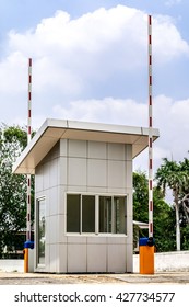 Guardhouse With Barrier Car