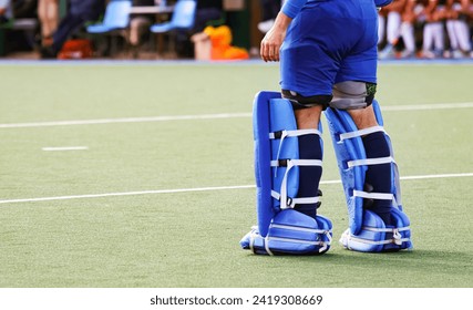 Guards of a field hockey goalkeeper - Powered by Shutterstock