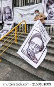 Guatemala – Guatemala City 05-05-2022. Relatives Of Disappeared People During The Civil War Listed In The 