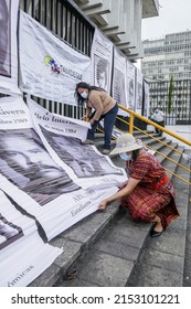 Guatemala – Guatemala City 05-05-2022. Relatives Of Disappeared People During The Civil War Listed In The 