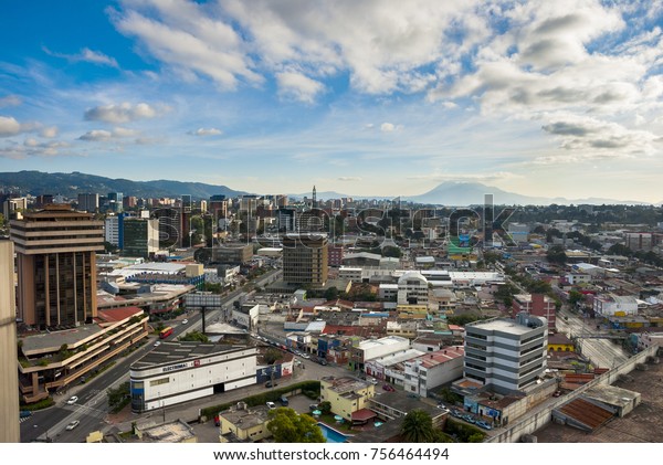 Guatemala City January 04 2017 Panoramic Stock Photo (Edit Now) 756464494