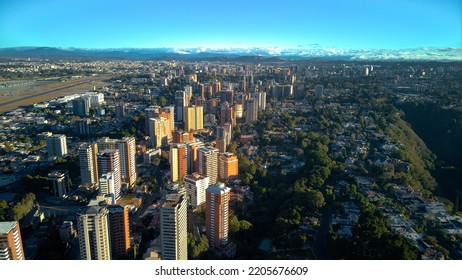 Guatemala City from the skyline toward the financial district - Shutterstock ID 2205676609