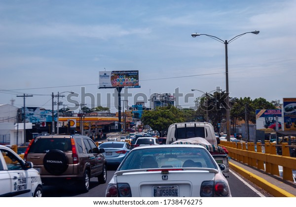 Guatemala\
- May 2020, Traffic stopped after weekend of total curfew or total\
closure by quarantine for coronavirus\
COVID-19
