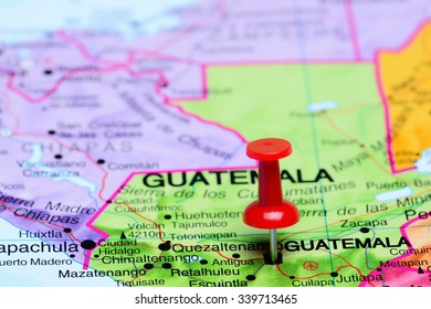 Guatemala Pinned On Map America 260nw 339713465 